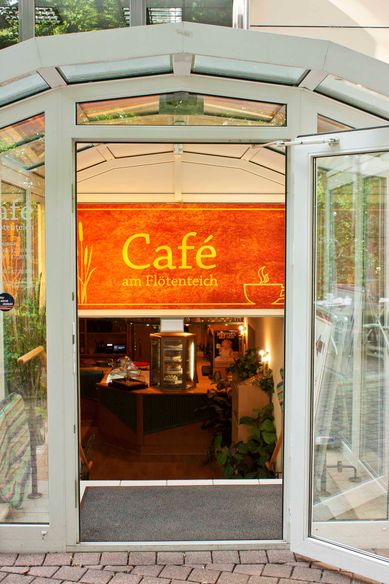Eingang - Café am Flötenteich in Oldenburg