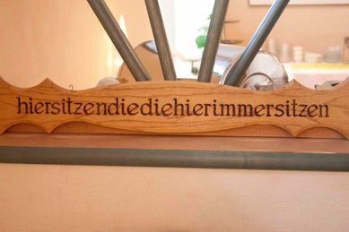 Spruch - Café am Flötenteich in Oldenburg